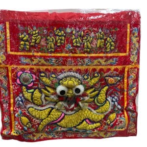龍頭桌圍-3尺5-(手工平邊大龍)(凸)--西